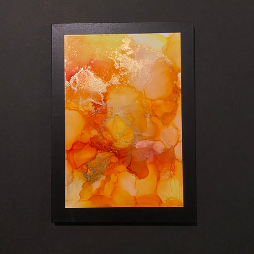 No.91 アルコールインクアート お試し品 原画 ポストカードサイズ