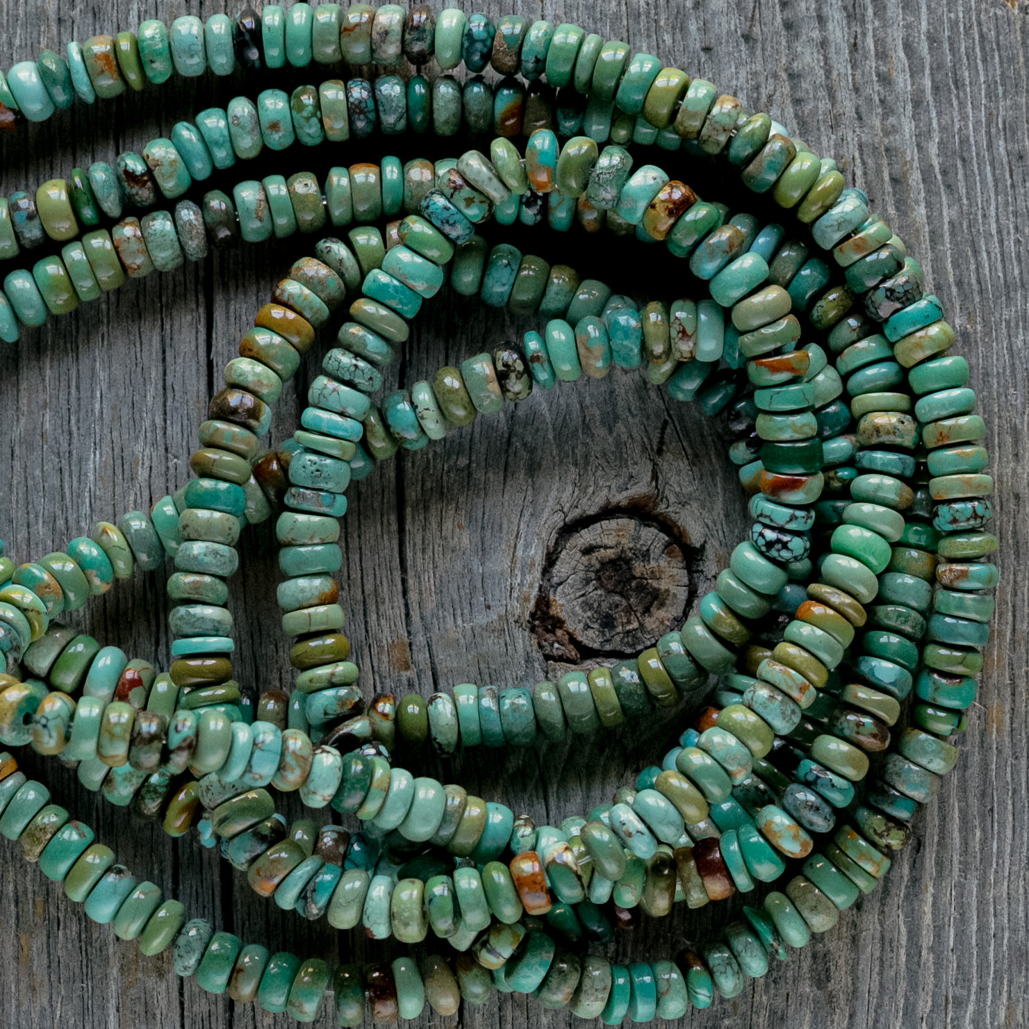 ＊Tibet turquoise Button type