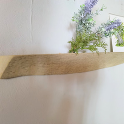 自然木♪ディスプレイウォール ラック～アンティークグレー＊飾り台