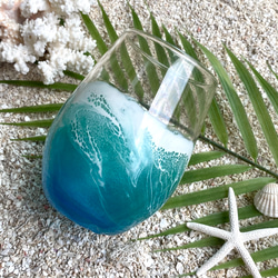 ディッシュケース　海レジン　アート レジンアート海 ティッシュケースBOX 海アート - メルカリ