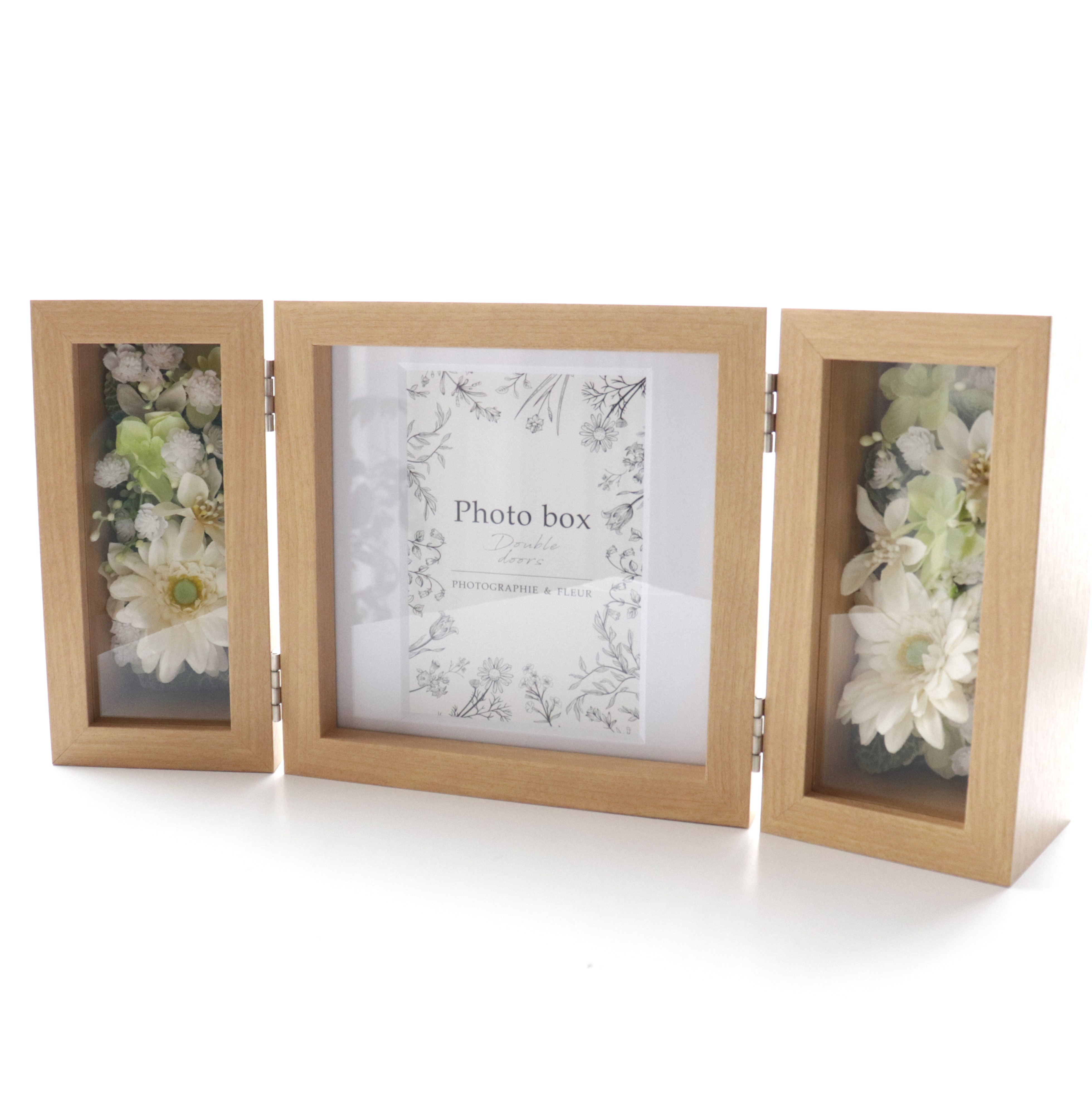 【送料込み】　フォトフレーム両開き版　ガーベラ（北海道・沖縄のみ別途送料）