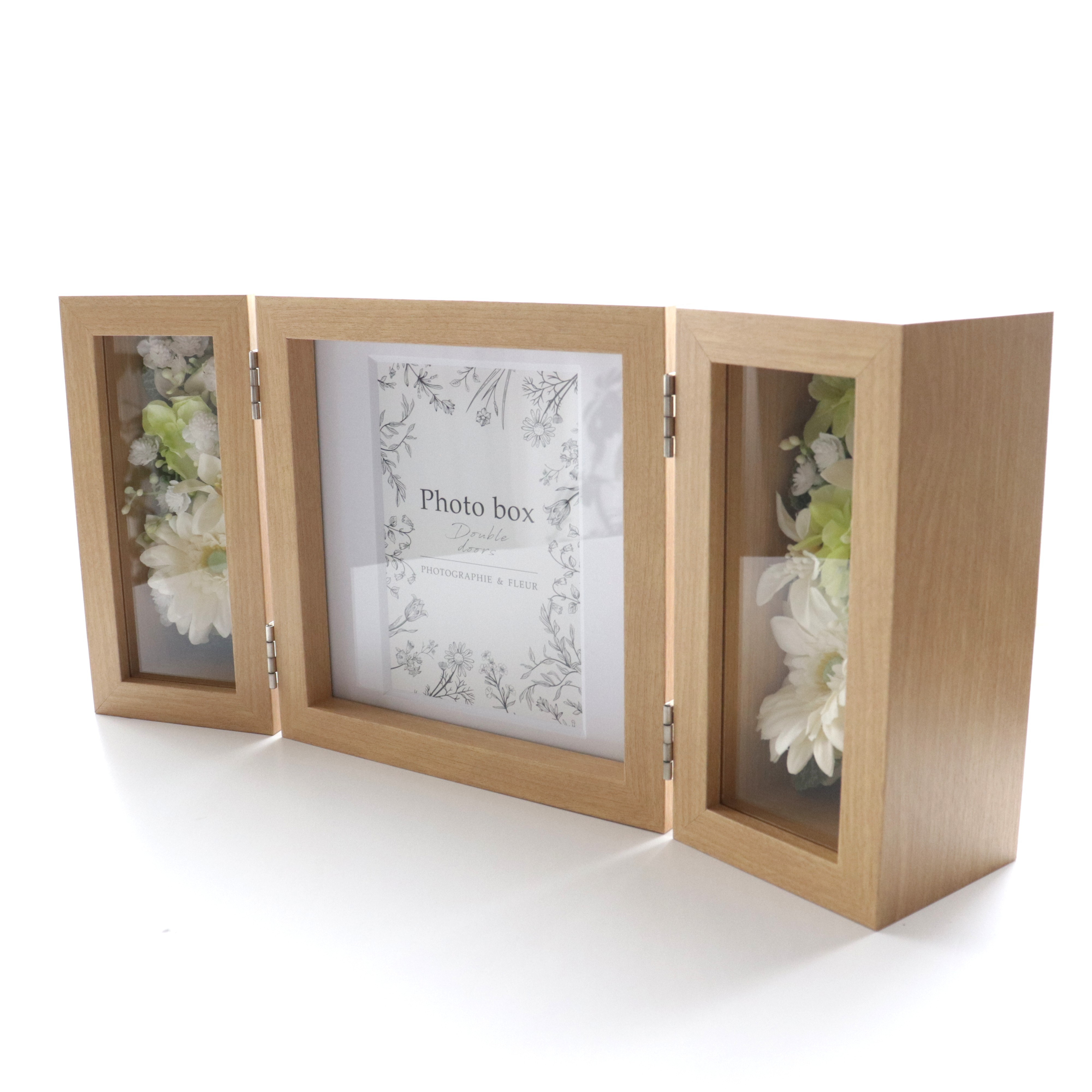 【送料込み】　フォトフレーム両開き版　ガーベラ（北海道・沖縄のみ別途送料）