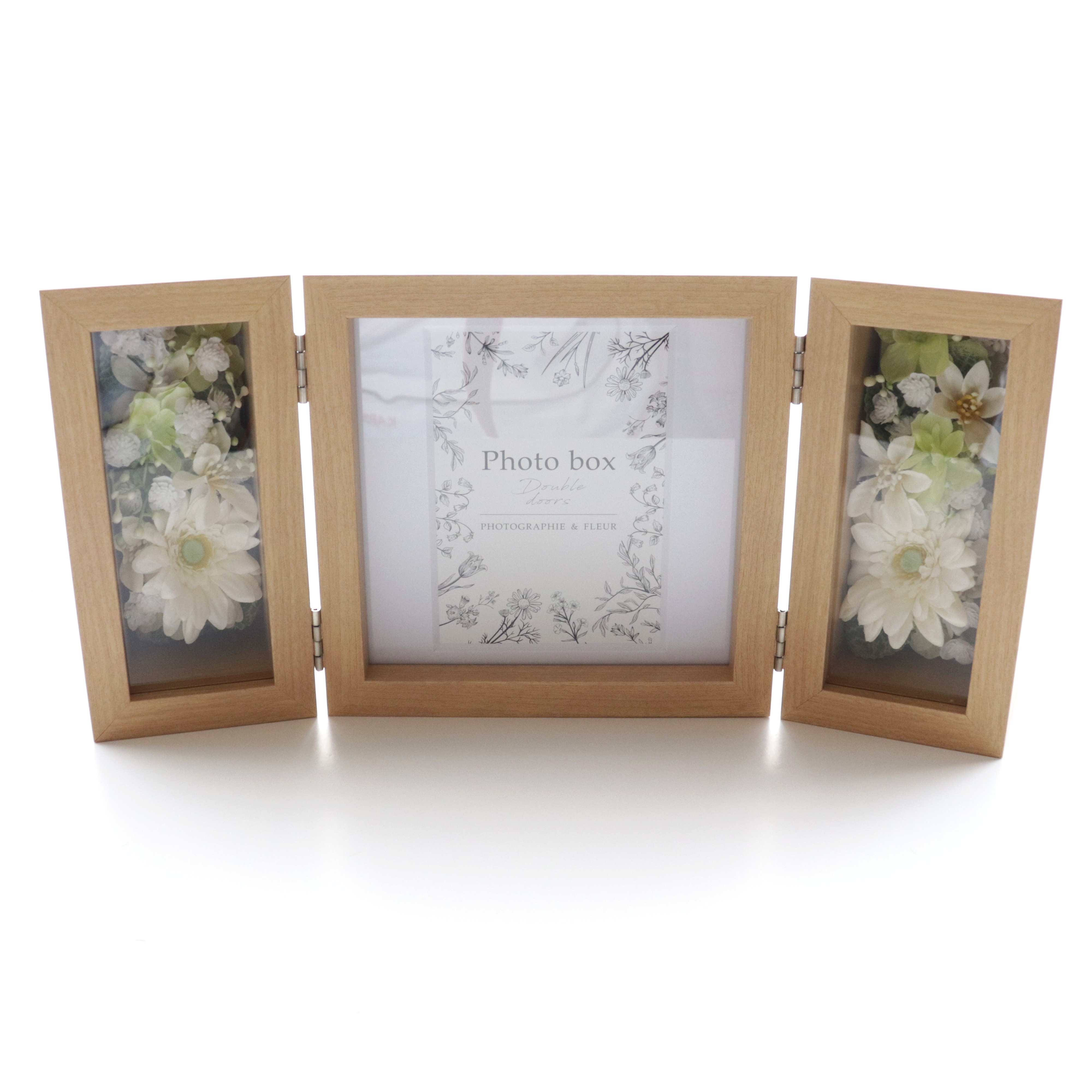 【送料込み】　フォトフレーム両開き版　ガーベラ（北海道・沖縄のみ別途送料）