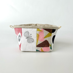 がま口財布【waterfall】ミナペルホネン ちょこんと手のひらサイズ