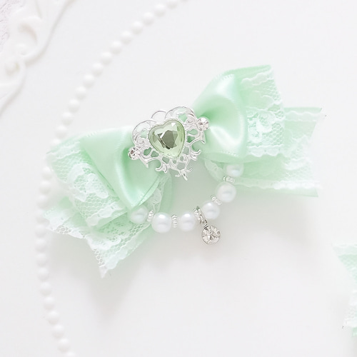 ヘアクリップ リボン 量産型 地雷 推し色 魔法少女 夢かわいい