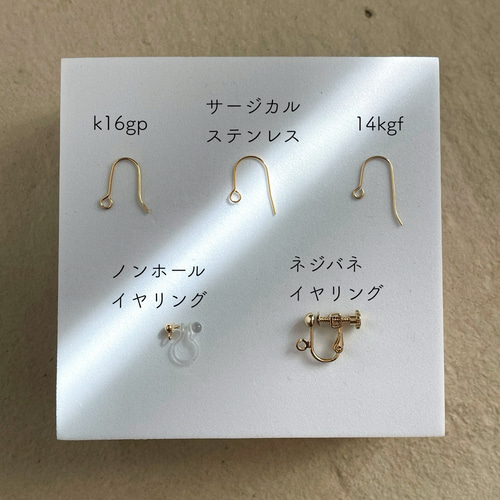 ターコイズとテラヘルツのエスニック ピアス /イヤリング