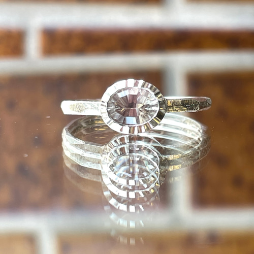 オレゴン サンストーン OV 5×7 シルバーSV925リング 指輪・リング The