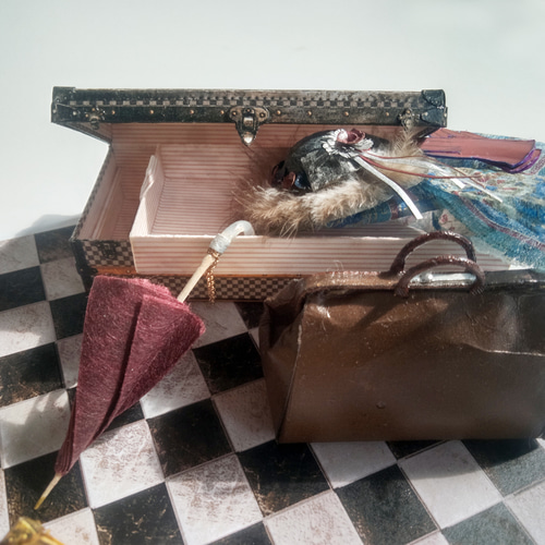 ガレット製作 アンティーク L.Vuitton ミニチュアトラックセット