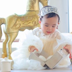 【BABY】 Belle Harmonie柄　カチューシャ、バレッタSet bb16a476c79f9eb3059e8c2f84b872