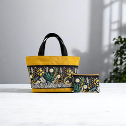 ハンドメイド トートバッグ 華やかミモザ刺繍 グリーン ミモザ トートバッグ の人気通販｜Creema(クリーマ) 国内最大の