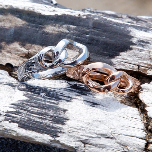 数量限定 ハワイアンジュエリー リング 指輪 スクロール 波 誕生日