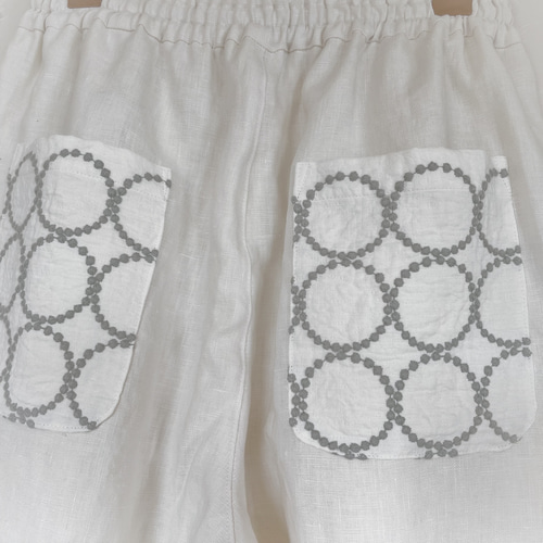 【クリーニング済】ミナペルホネン rain track サルエル 38 白 tambourine kuu シューズ - minä perhonen