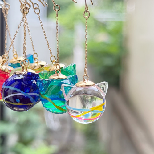 数量限定特価】ねこりんとにゃんこ水風船の耳飾りセット 数量限定