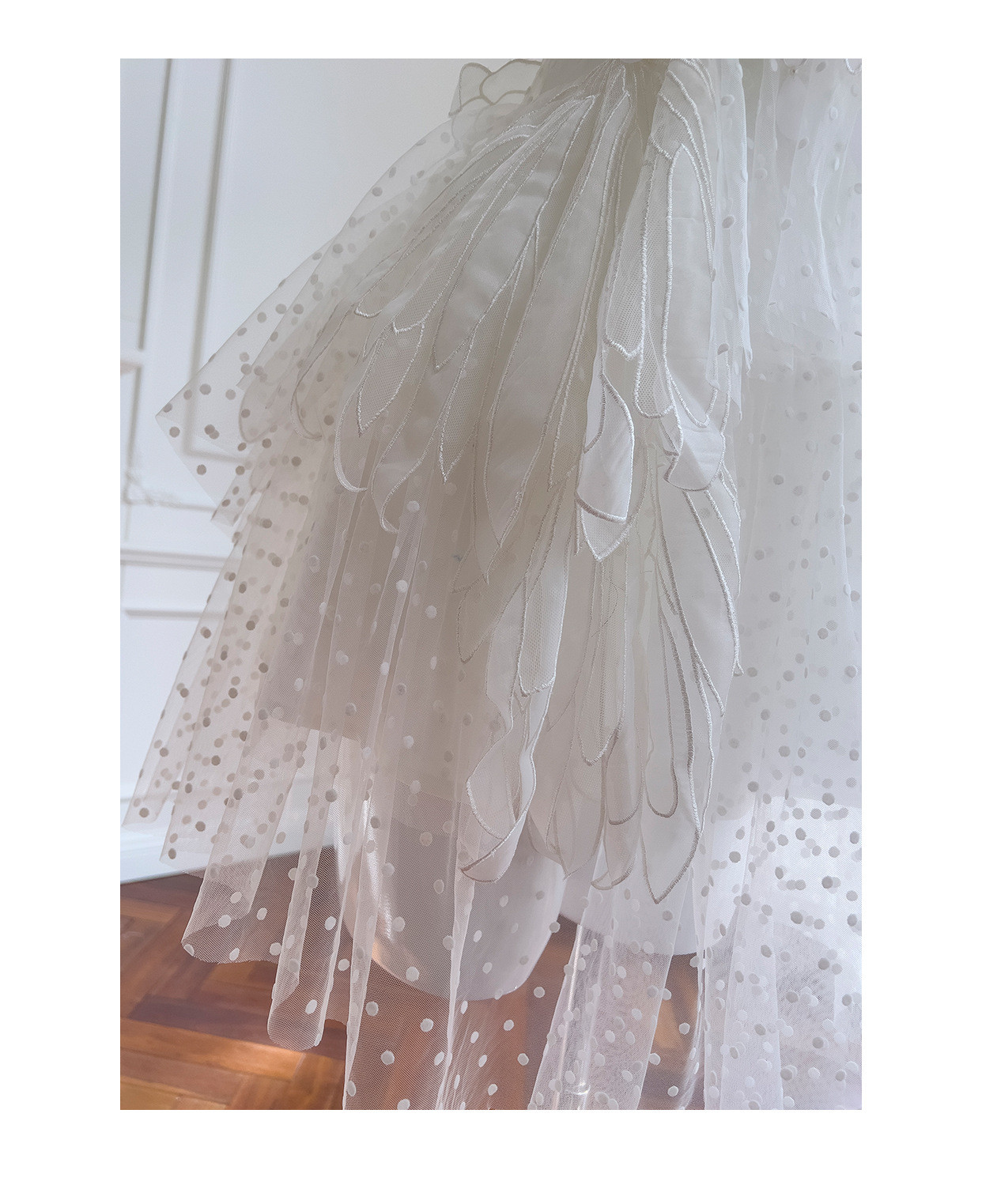 ドレス パーティー ウェディング ワンピース ショート プリンセス 白 上品 優雅 韓国風 結婚式 お呼ばれ