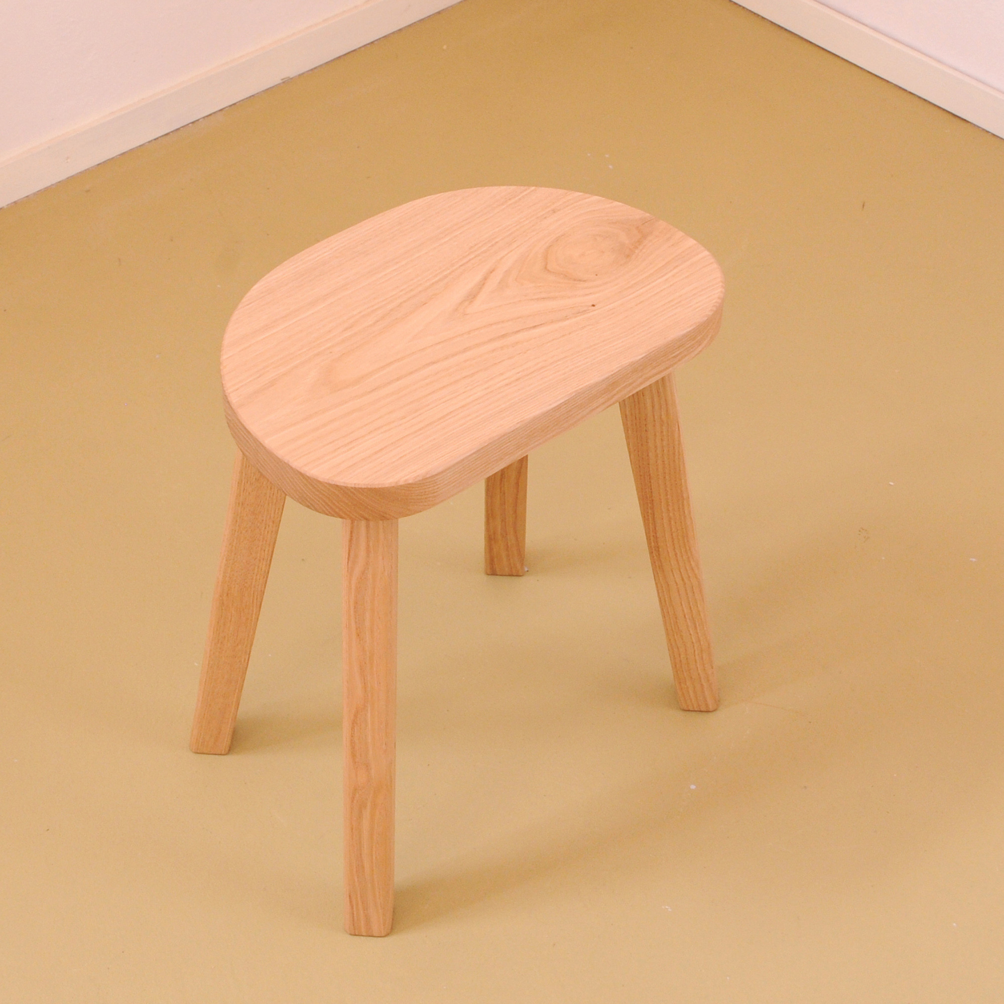 マロンスツール｜座面高さ42(クリ・オイル)デスク・テーブルに【便利に使える小ぶりなスツール｜サイドテーブル・花台】