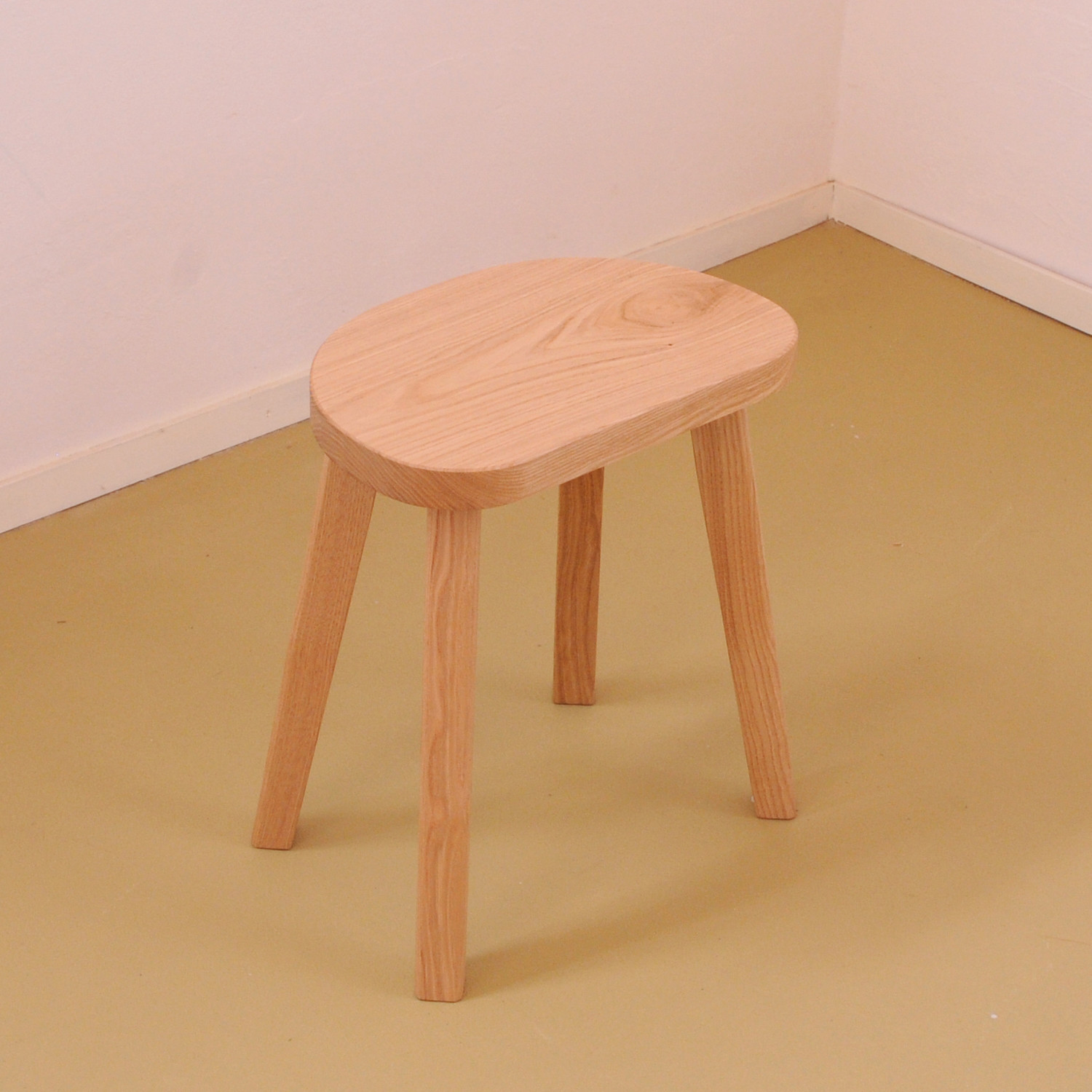 マロンスツール｜座面高さ42(クリ・オイル)デスク・テーブルに【便利に使える小ぶりなスツール｜サイドテーブル・花台】