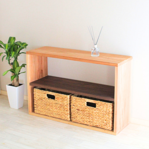 Tana406 脚なし《サイズオーダー可》無垢材のシンプル棚｜高さ60cm×幅