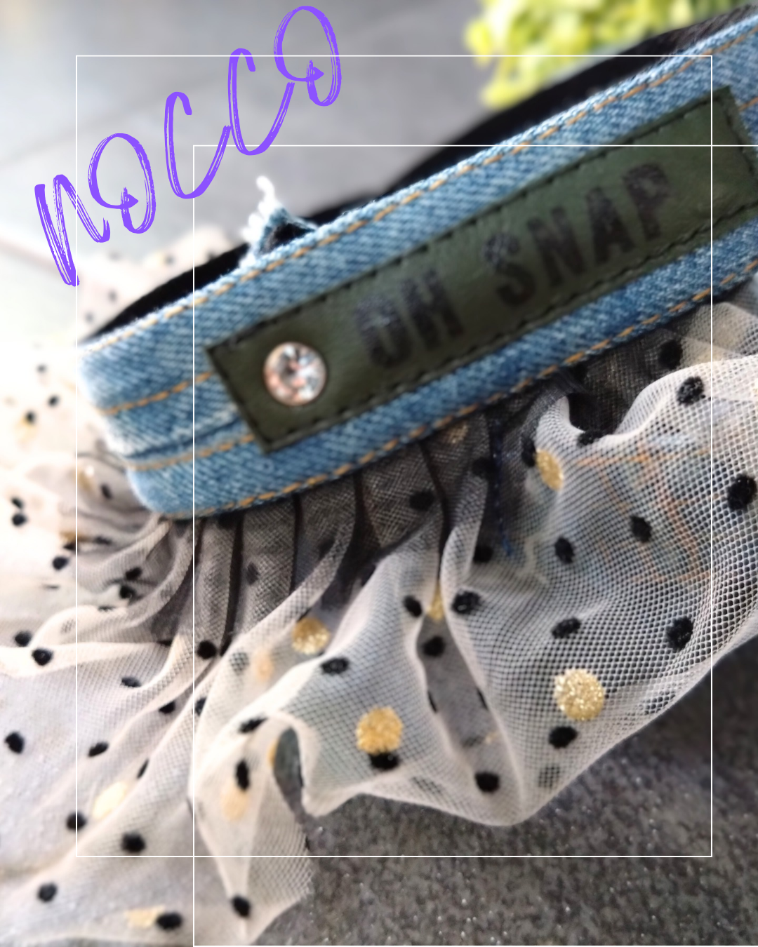 №728【DENIM Remake チュールSHOLDER♥】デニムストラップ №728【DENIM Remake チュールSHOLDER♥】デニムリメイクスマホ