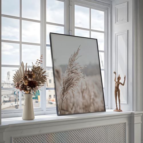 アートポスター シンプルモダン ふんわりススキ 自然風景 北欧テイスト