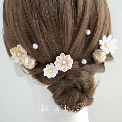 袴 振袖 卒業式髪飾り つまみ細工 成人式 髪飾り 卒業式 ヘアアクセ