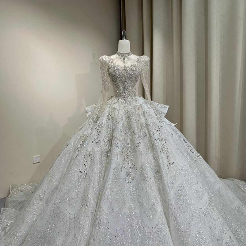 大幅値下げ！韓国ウエディングドレス CW3354 韓国風 プリンセス キラキラ 豪華 ウェディングドレス – COCOMELODY