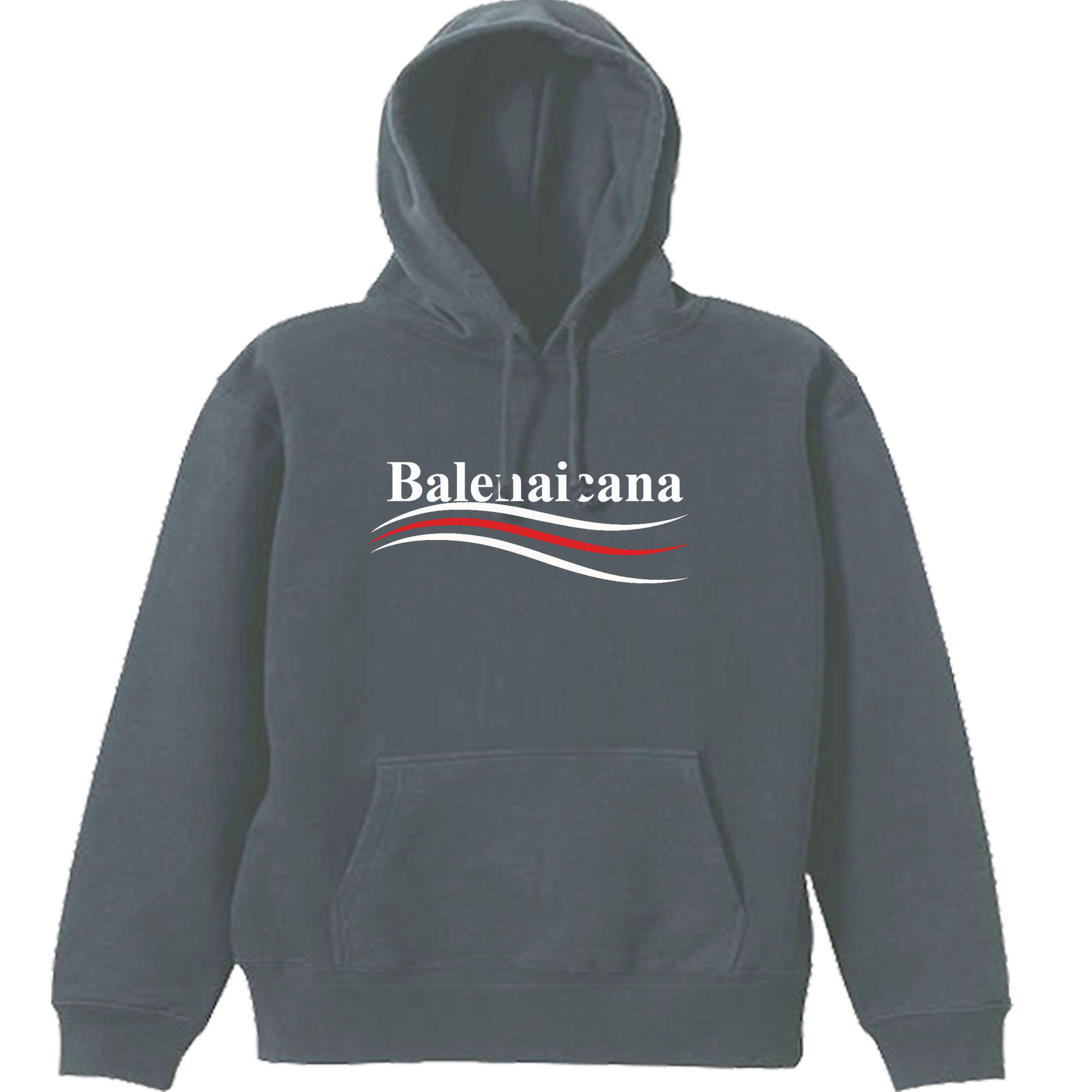 【パロディ/8.4ozパーカー】バレナイカナライン　長袖 面白い おもしろ プレゼント フード