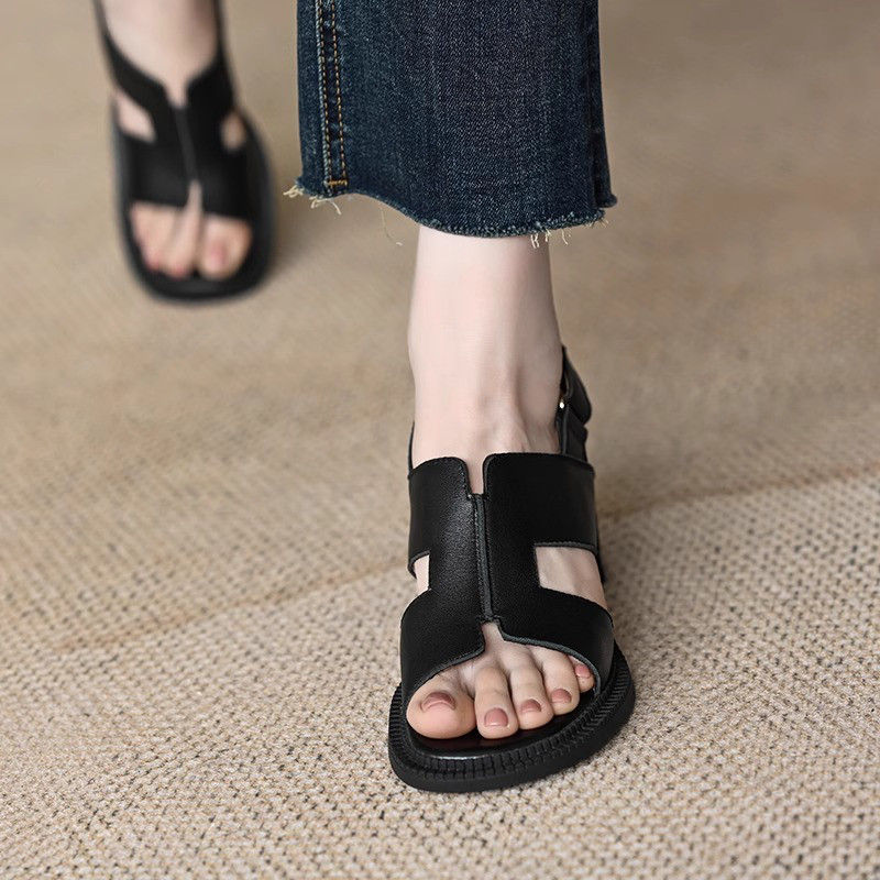 美しさと快適さ、選べる自由。 サンダル 25.5cm 本革 サンダル ストラップサンダル 華奢 歩きやすい  ゆったり幅