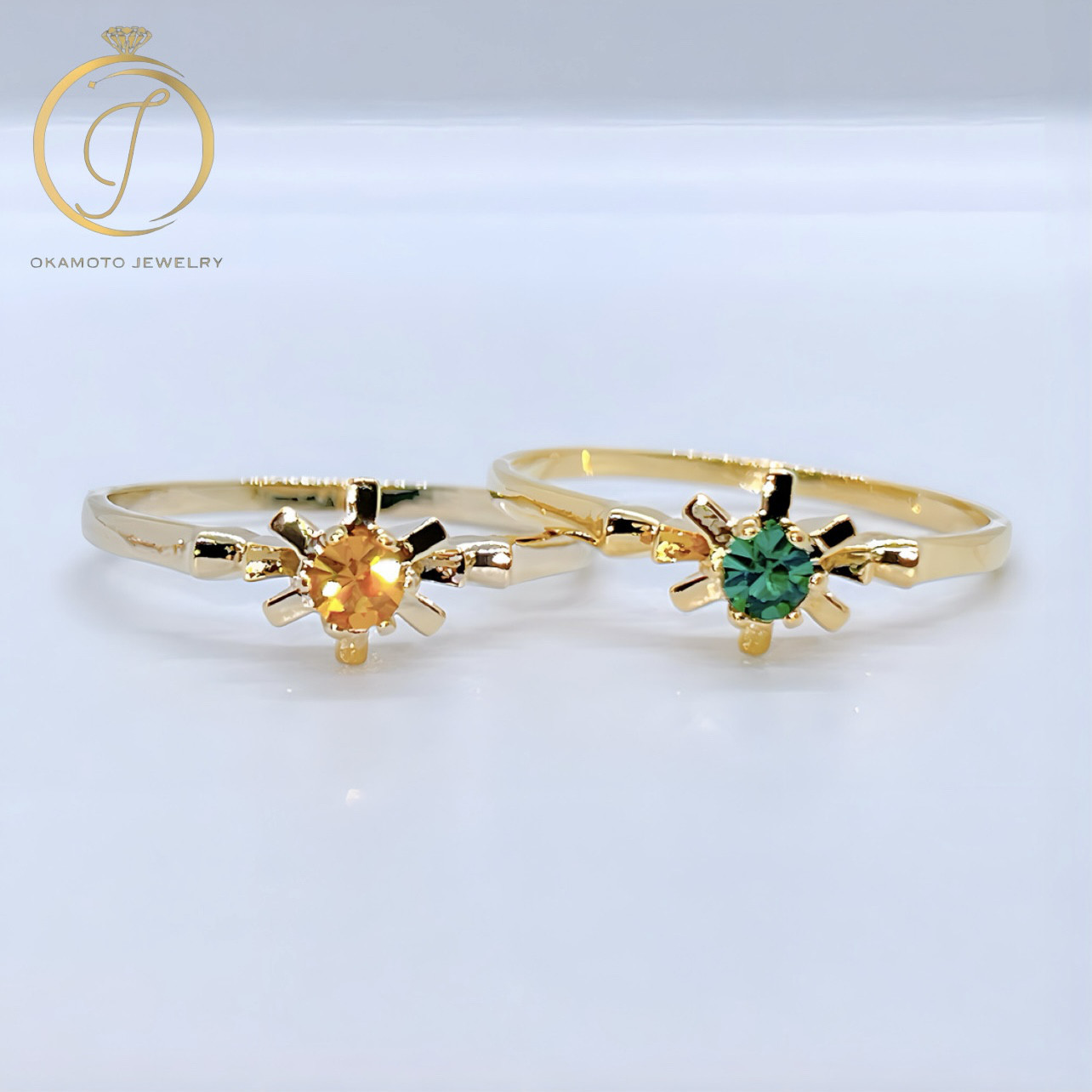 single flower ring. (ピンキーリング可）