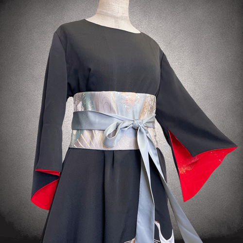 留袖ワンピース 着物リメイク 演奏会 パーティー お出掛け 結婚