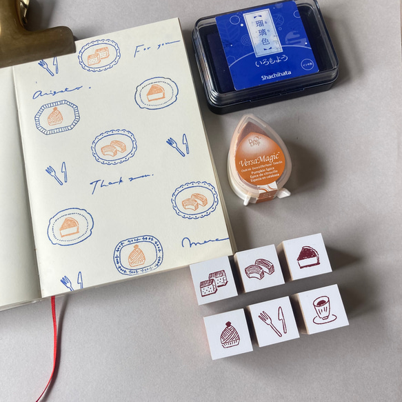 おいしい時間（ひとつ）【ラバースタンプ】 3枚目の画像
