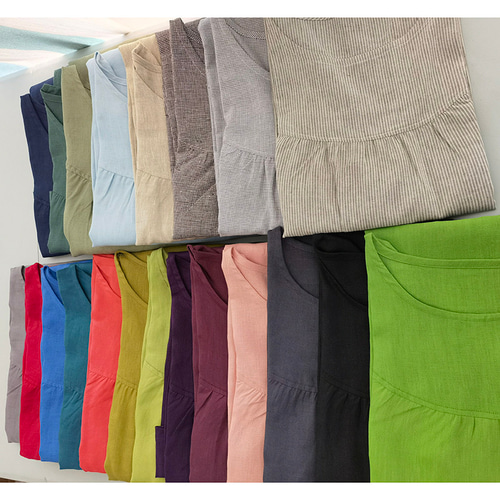 人気作家リネンワンピース 楽天市場】フェイクレイヤードワンピース リネン ワンピース 夏