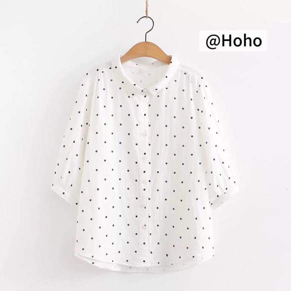 ふかページ♡⃜ プリントボウタイブラウス 長袖 レディース(M ブルー): 東京