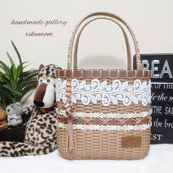 【専用】ジョリーフルール 麻かごトートバッグ ハンドメイド 069244d9ce89c7aaa98da9cd6573df