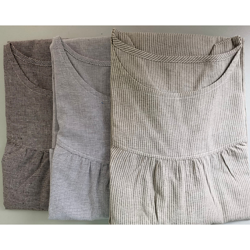 ハンドメイド　日本製上質コットンリネンワンピース Studio5周年特別企画】本格リネンワンピース・上質生地が特別価格