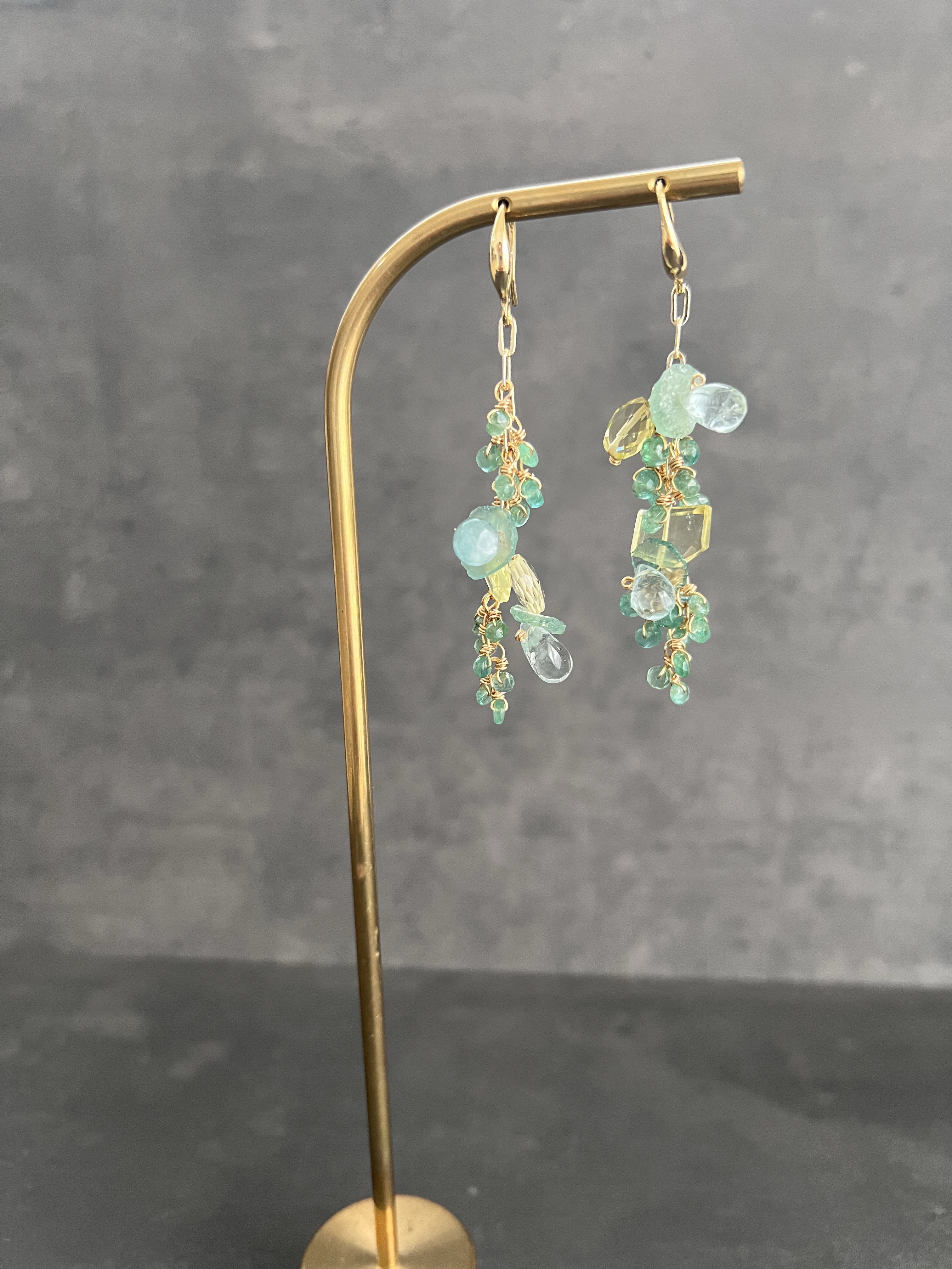 Suiro-翠露-14kgfピアス