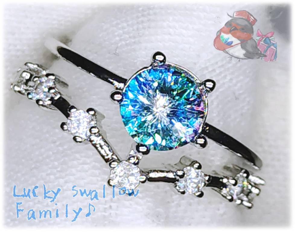 ◆ 1点もの ” 幻想鉱石：シャッタカイト ” 高級品 6 mm ラウンド 限定品 人工強化宝石 ジルコニア 6998 5,304円