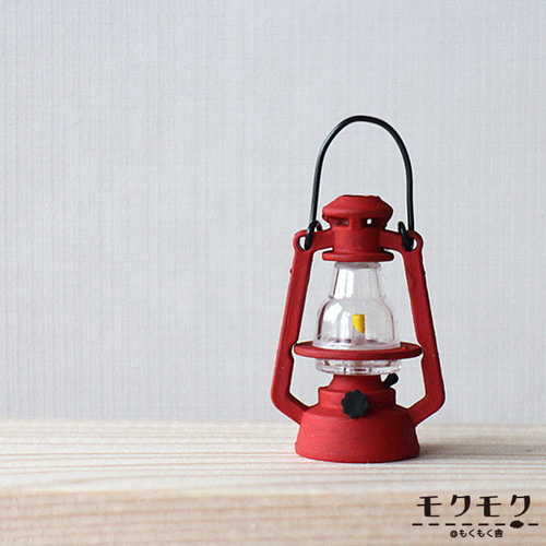 アンティーク ランタン照明 オブジェレッド