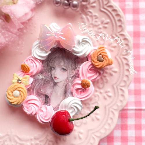 ホイップデコケース Lばん もこもこホイップデコ 硬質ブロマイドケース B7 L判