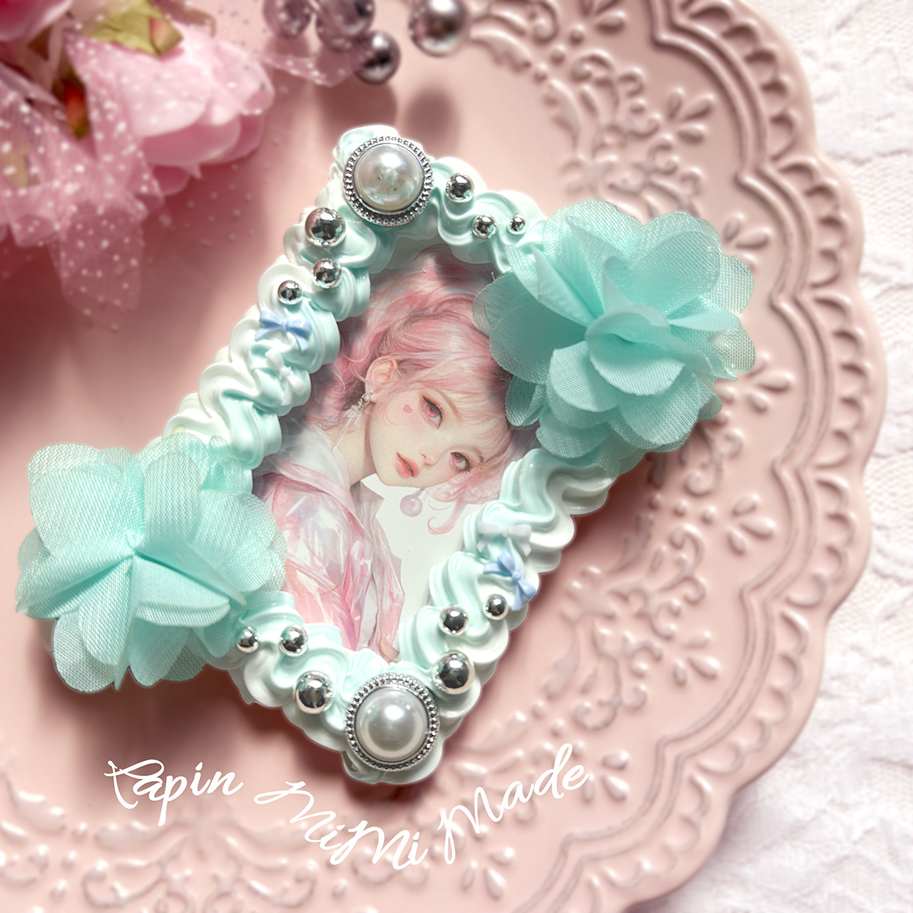 【オーダーページ】デコトレカケース・デコスリーブ ミントセット②