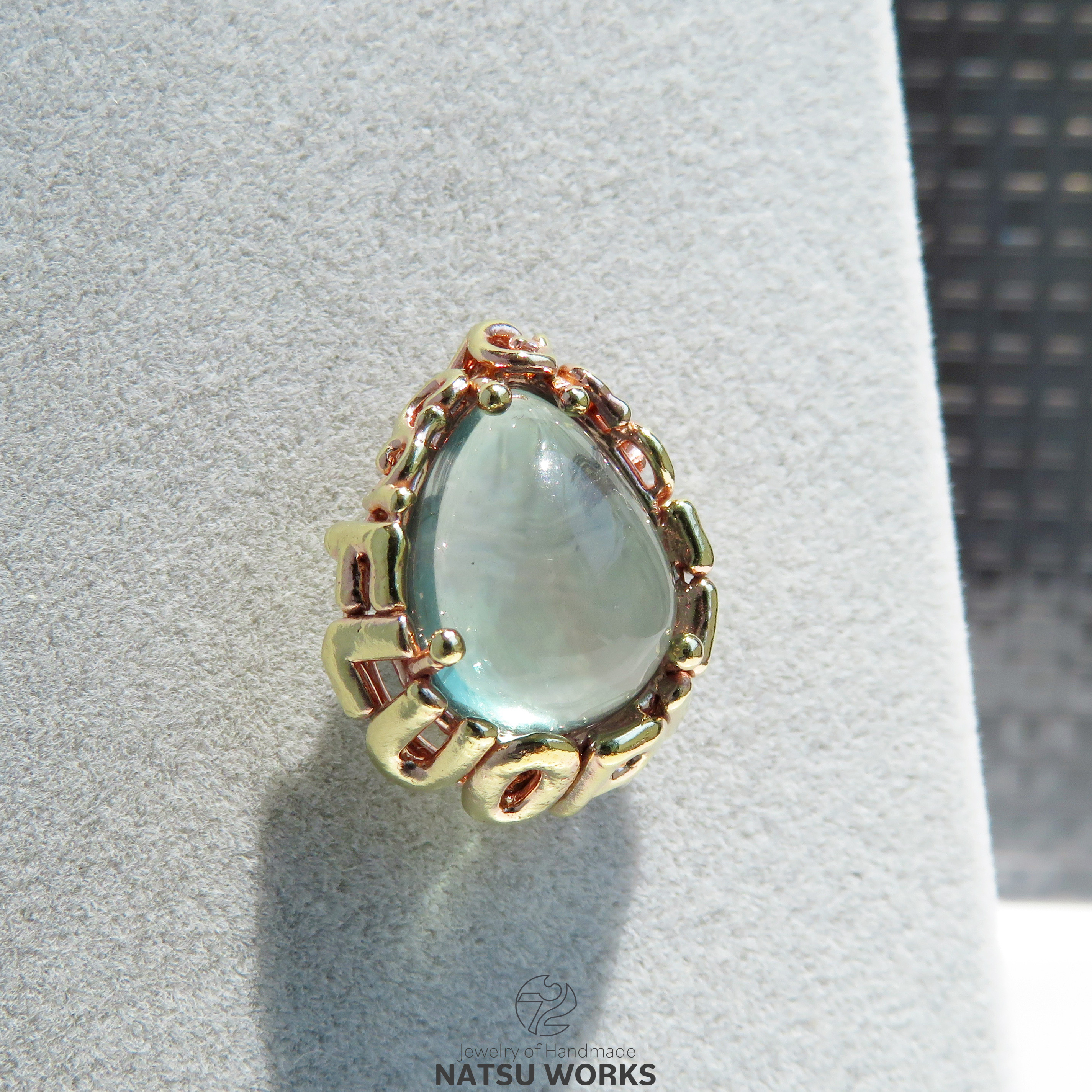 フローライト ブローチ / Fluorite Named Brooch