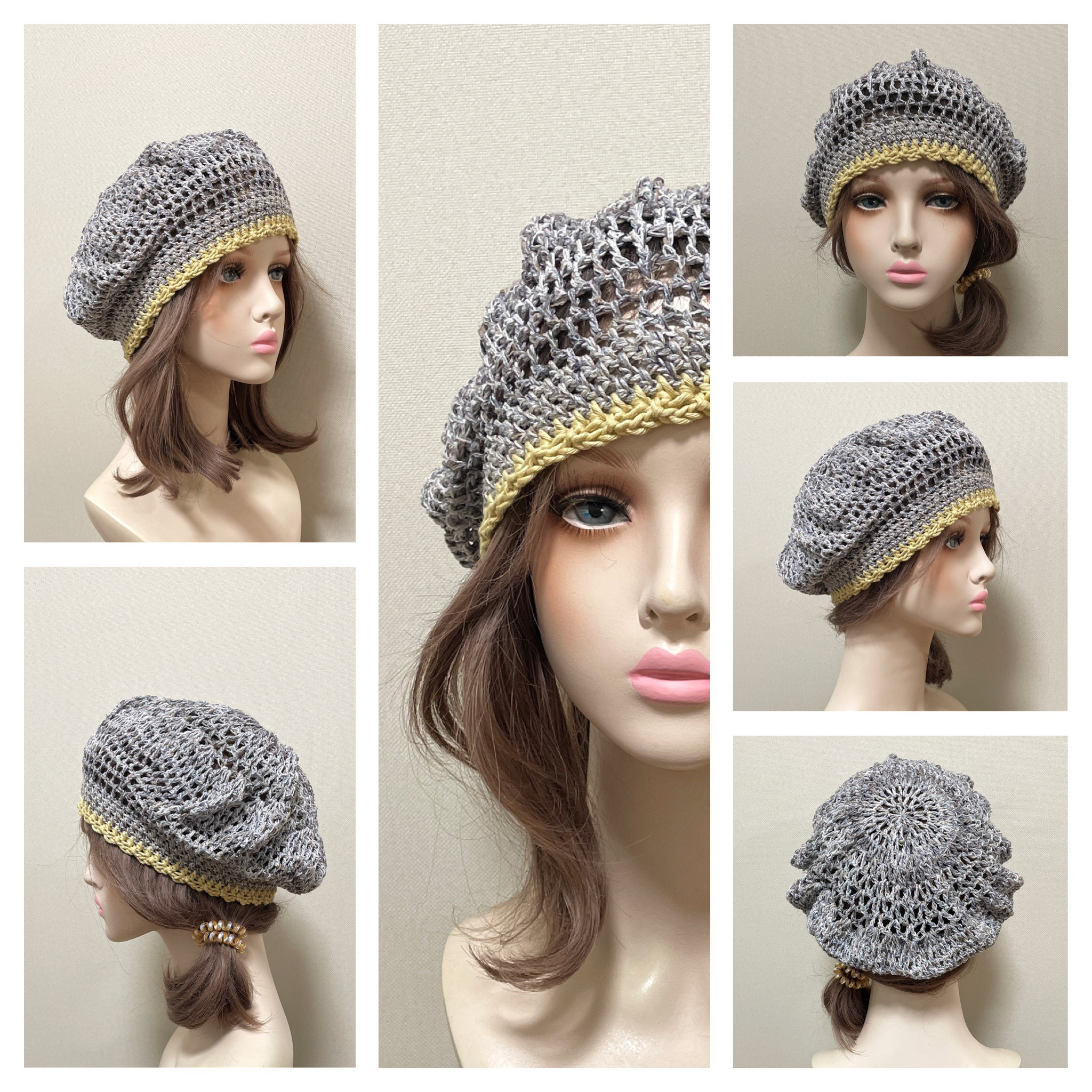 サマーベレー帽Ｌ＊春夏秋＊６４