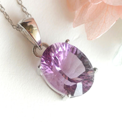 ピンクジルコン キラキラ リング 天然石 S925 6×4㎜ 指輪