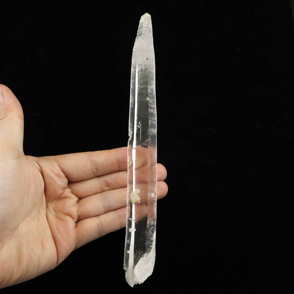 ディアマンティーナ産レーザークリスタル 146mm ポイント原石 ぺネトレーター バーナクル 118g　 #13914