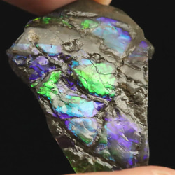 アンモライト アンモナイト化石 スライス 原石 7.4g #92234 天然石