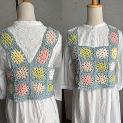 お花モチーフのビスチェ 1枚目の画像