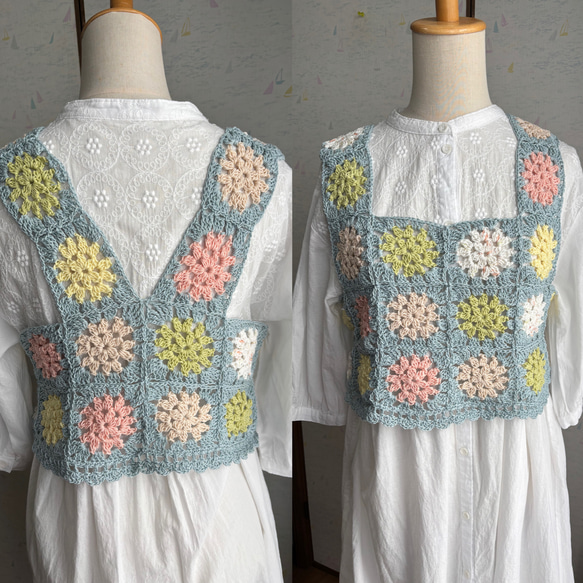 お花モチーフのビスチェ 1枚目の画像