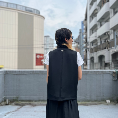 着物リメイク　紋付刺繍のジレ 着物リメイク 紋付刺繍のジレ ベスト 夢想庵 通販 18793835