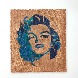 KAREマリリンモンローコラージュアート貼り絵カレ 5a0c9baac17676485b67a80a0b2694