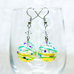 液体入りリアルヨーヨーピアス/ヨーヨーイヤリング 水風船 水ヨーヨー 夏祭り 縁日 浴衣 花火 9枚目の画像