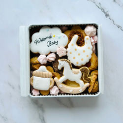 出産祝いに！　クッキー缶 2枚目の画像